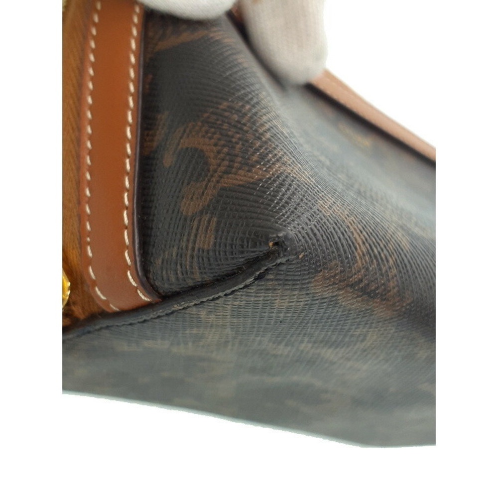 Celine Triomphe Canvas Cosmetic Pouch - Picture 4 of 9